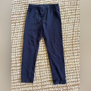 Hanna Andersson Kids Navy Blue Leggings